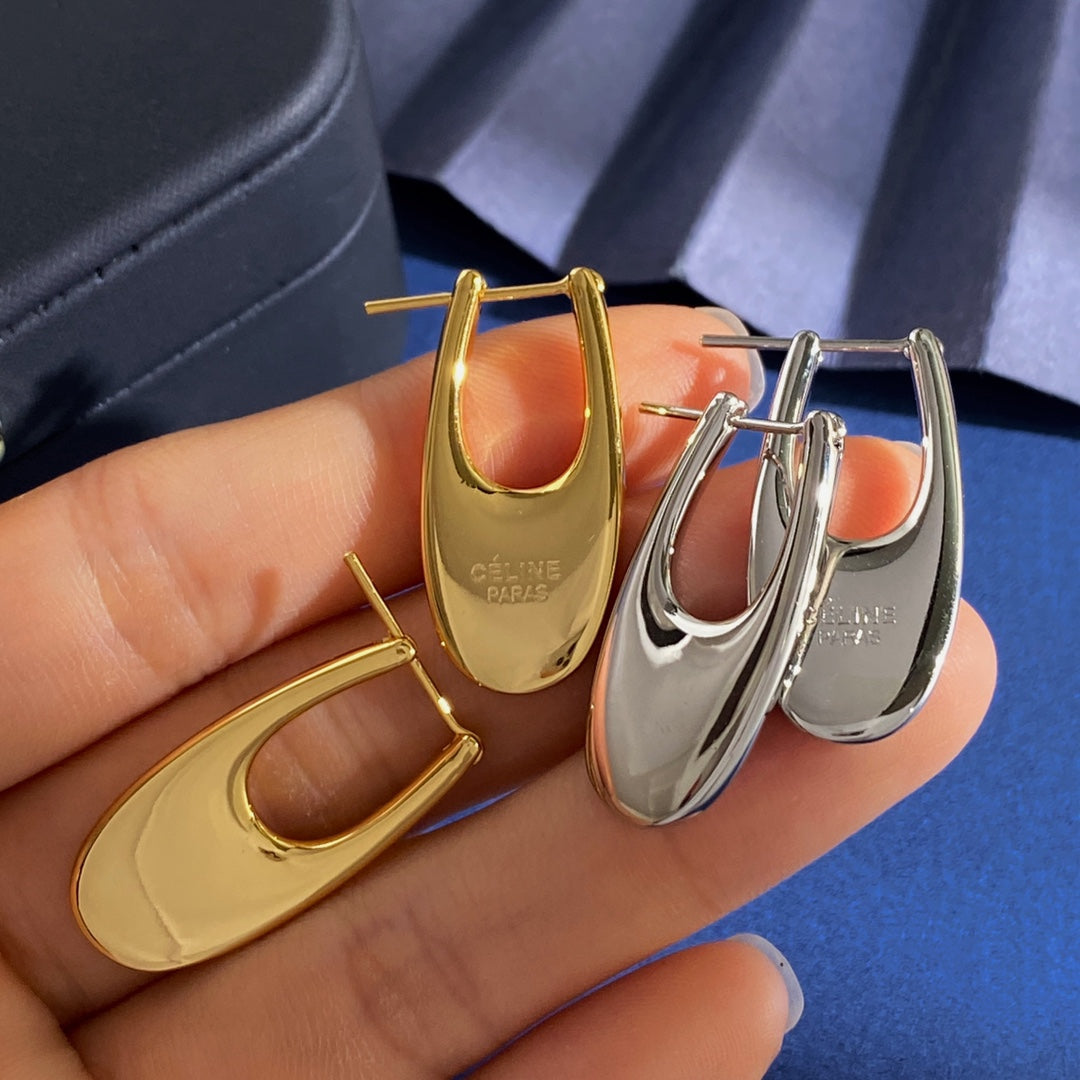 CELINE Brass Earrings