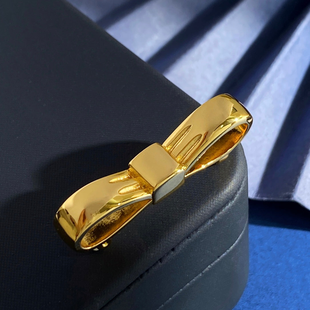PRADA Brass Brooch