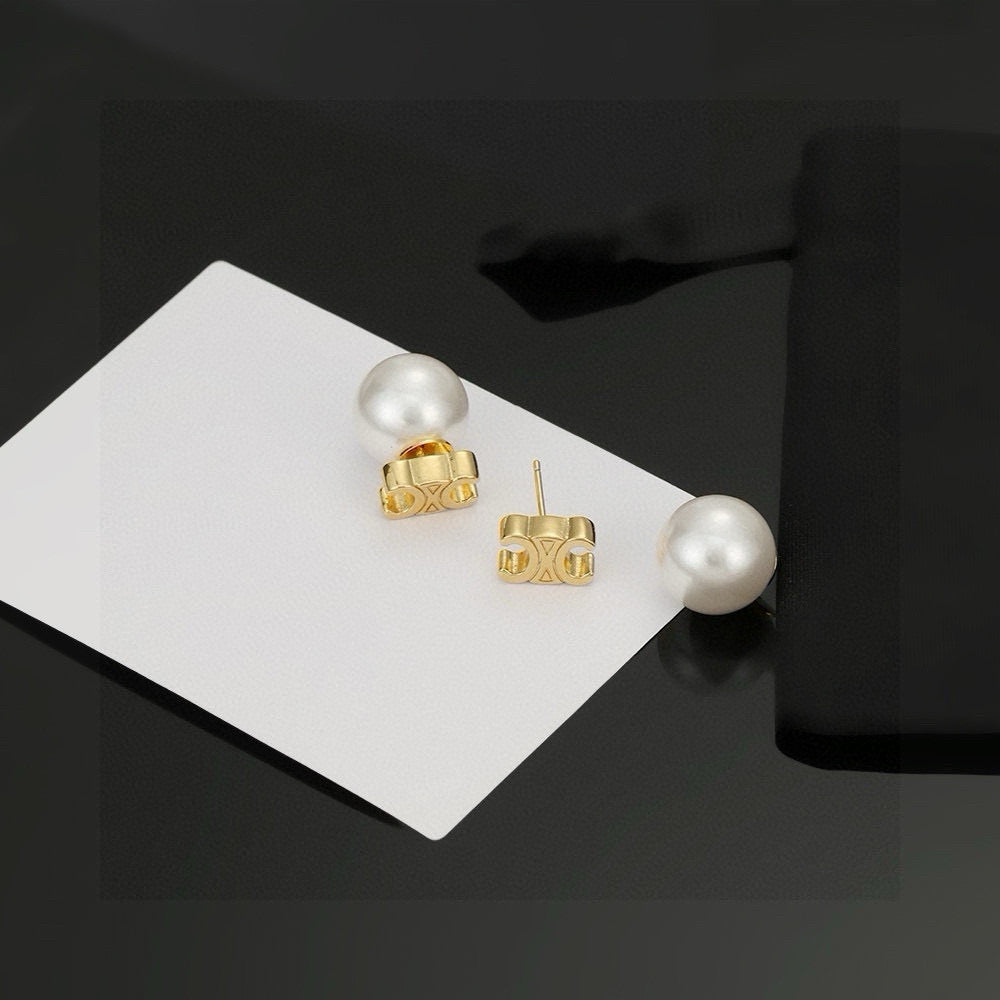 CELINE Triomphe Earrings