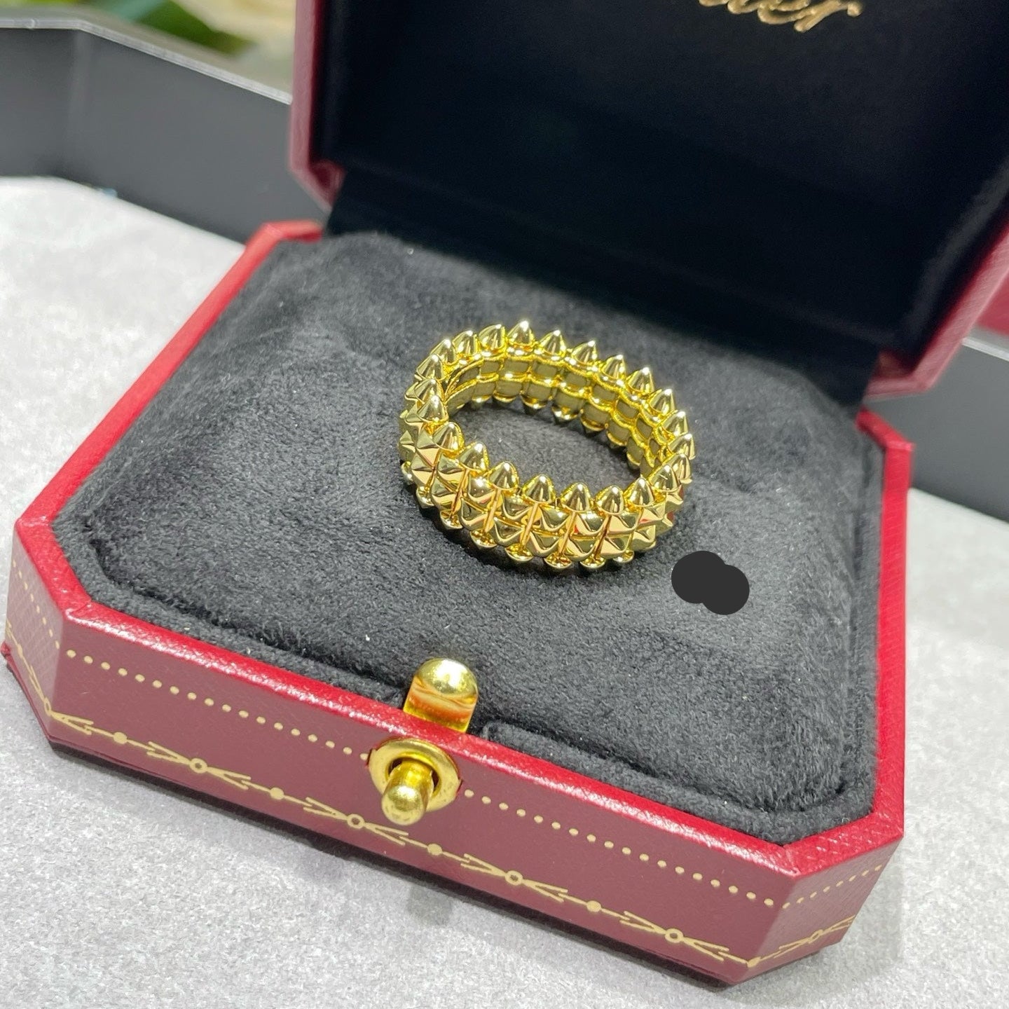 Cartier Double-Row Bullet-Tip Ring