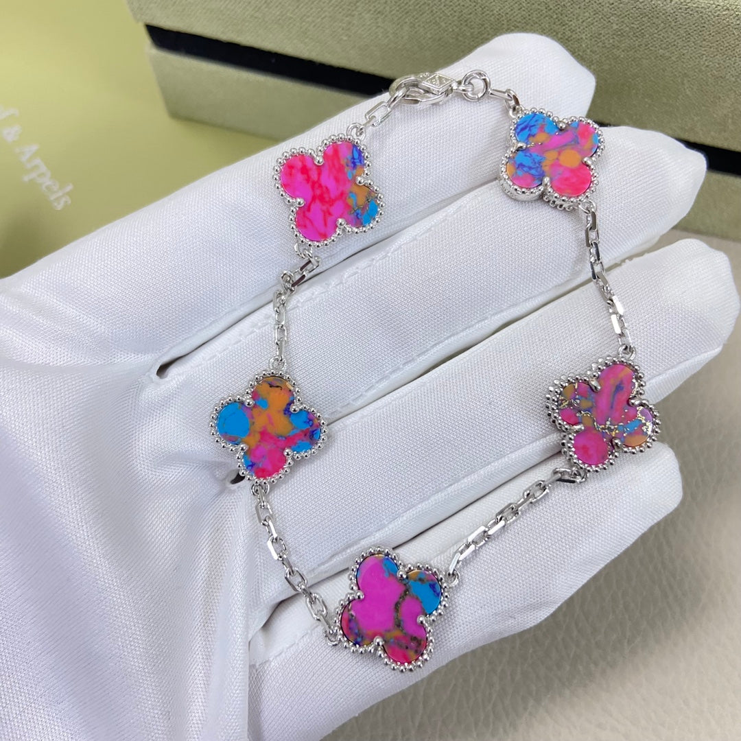 Van Cleef & Arpels Clover 5-Motif Bracelet