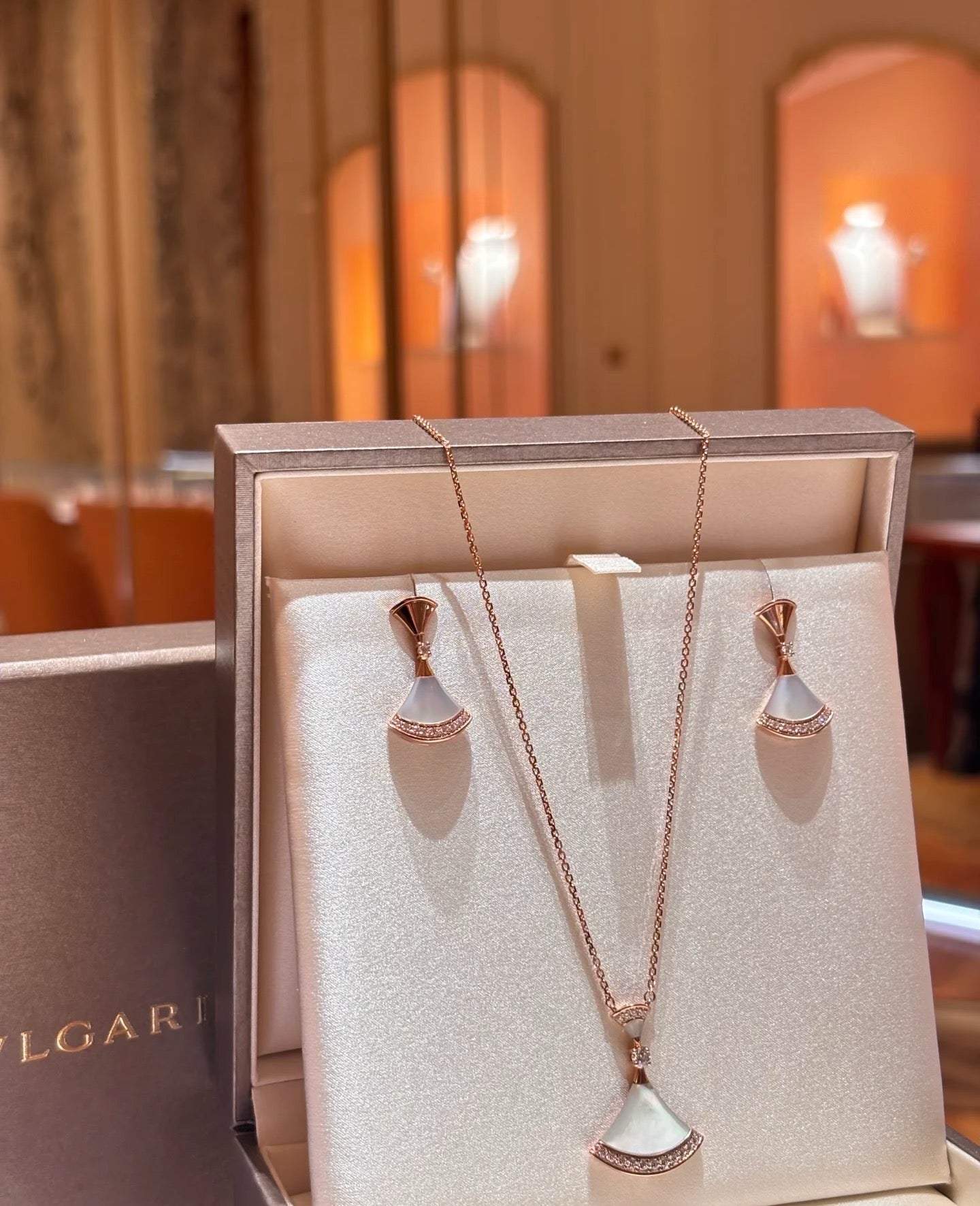 BVLGARI Pearl Gold-Plated Earrings