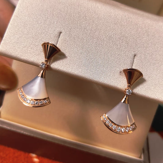 BVLGARI Pearl Gold-Plated Earrings
