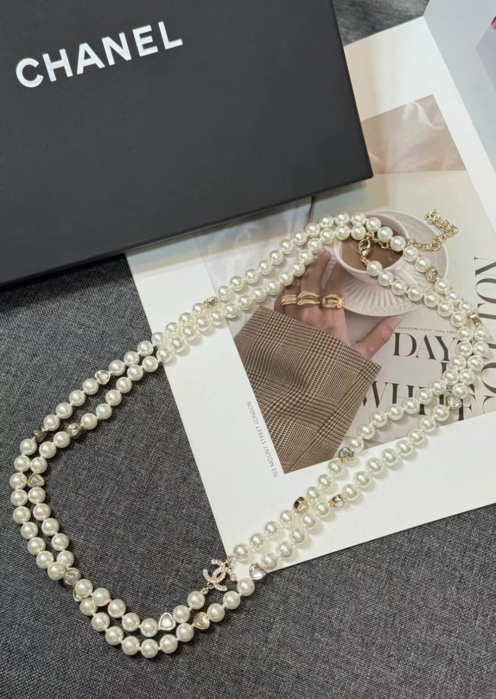 Chanel Natural Pearl Pearl Necklace