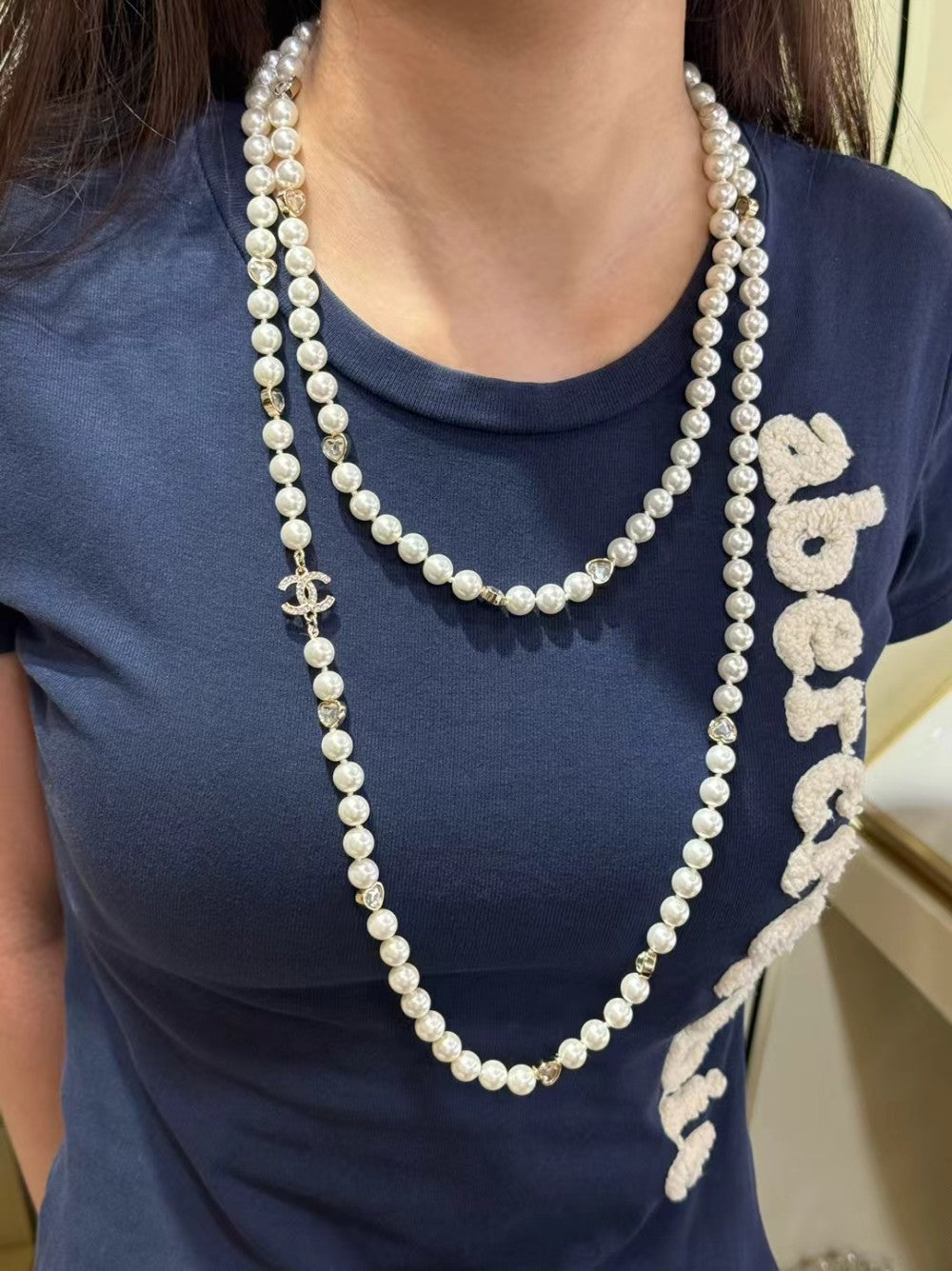 Chanel Natural Pearl Pearl Necklace