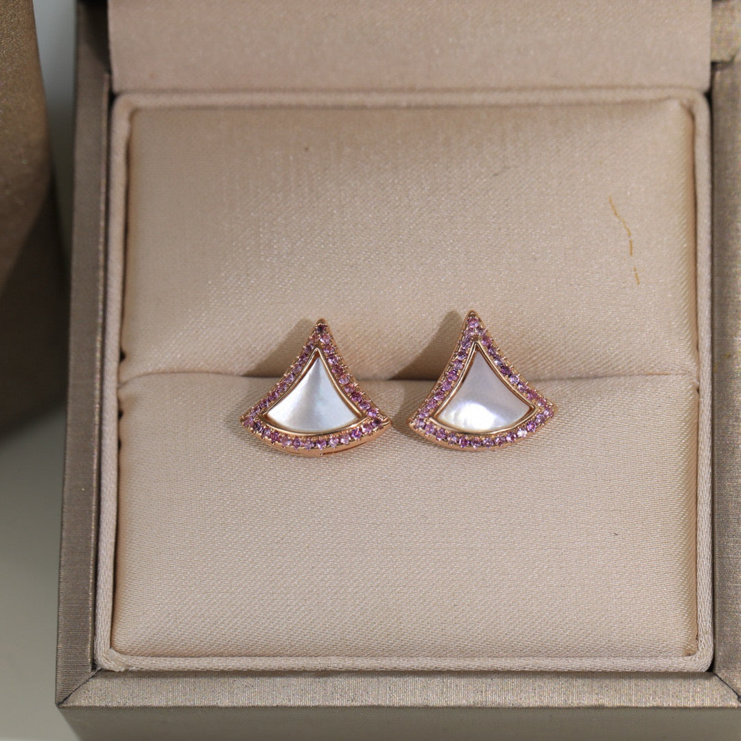 BVLGARI 925 Silver Divas' Dream Earrings