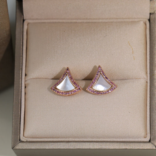 BVLGARI 925 Silver Divas' Dream Earrings