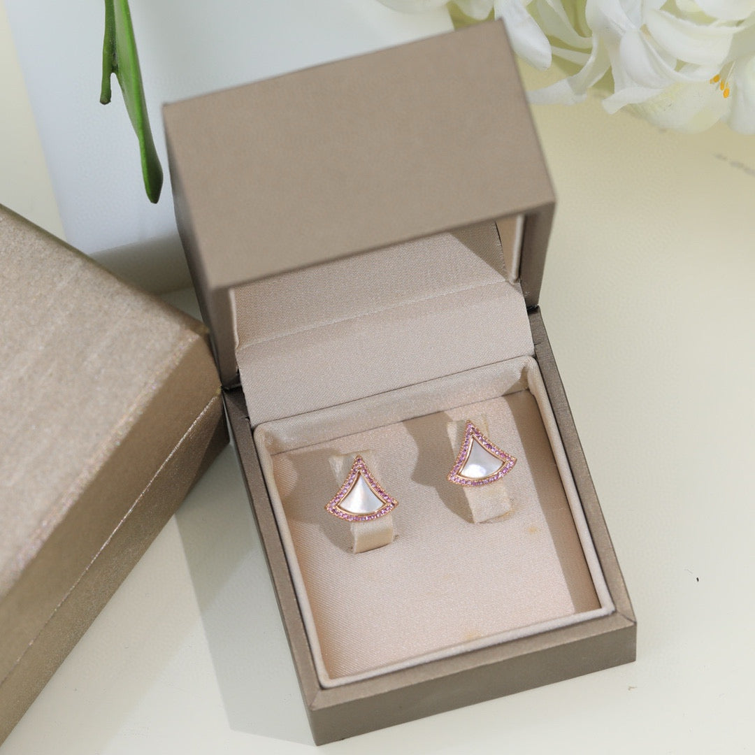 BVLGARI 925 Silver Divas' Dream Earrings