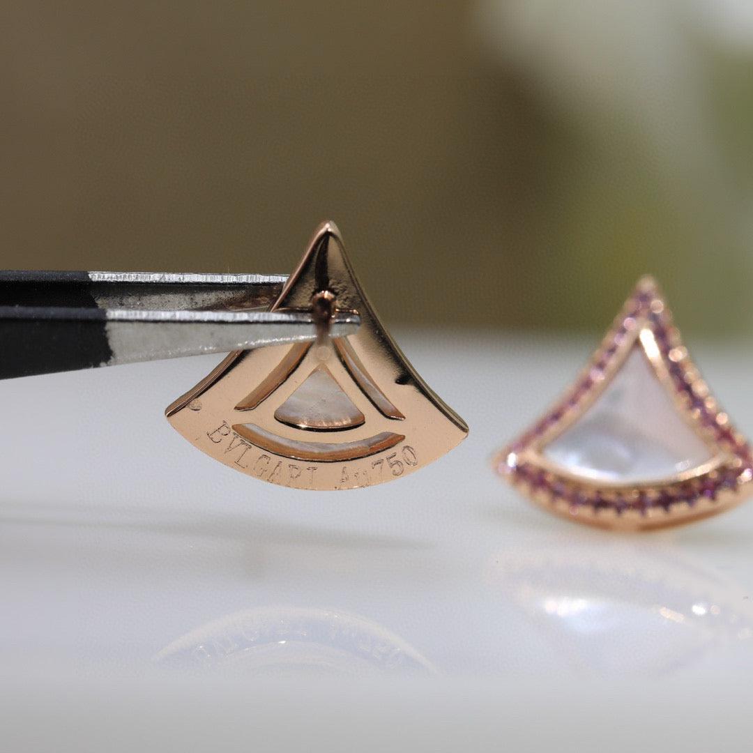BVLGARI 925 Silver Divas' Dream Earrings
