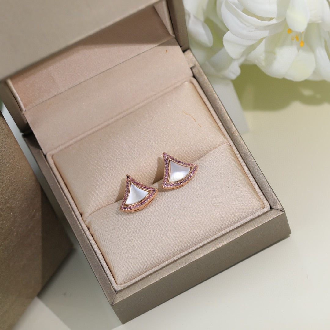 BVLGARI 925 Silver Divas' Dream Earrings