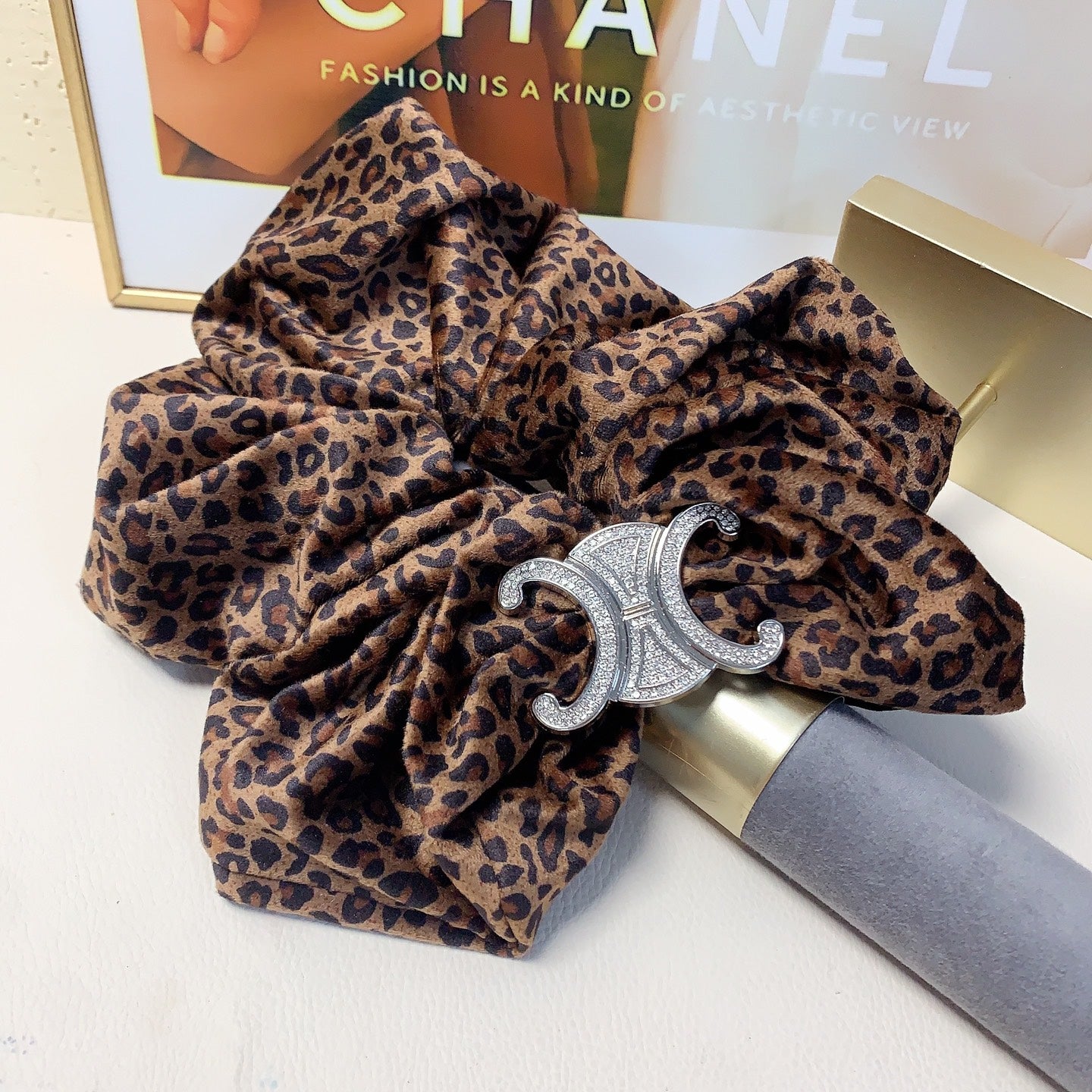 CELINE Crystal Triomphe Fashion Accessory