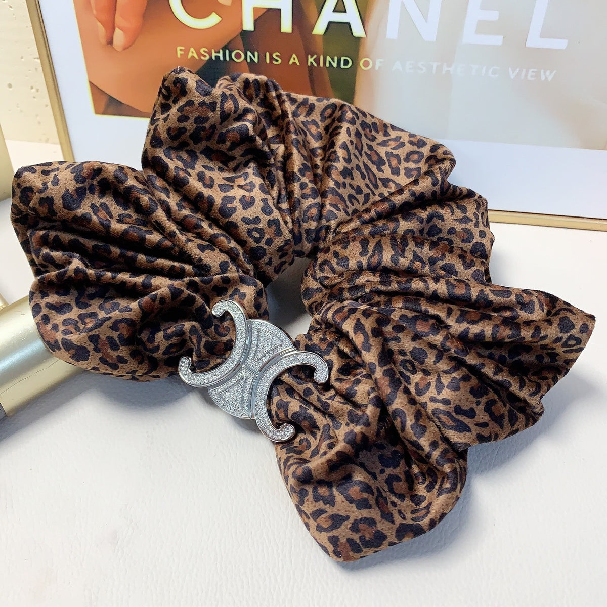 CELINE Crystal Triomphe Fashion Accessory
