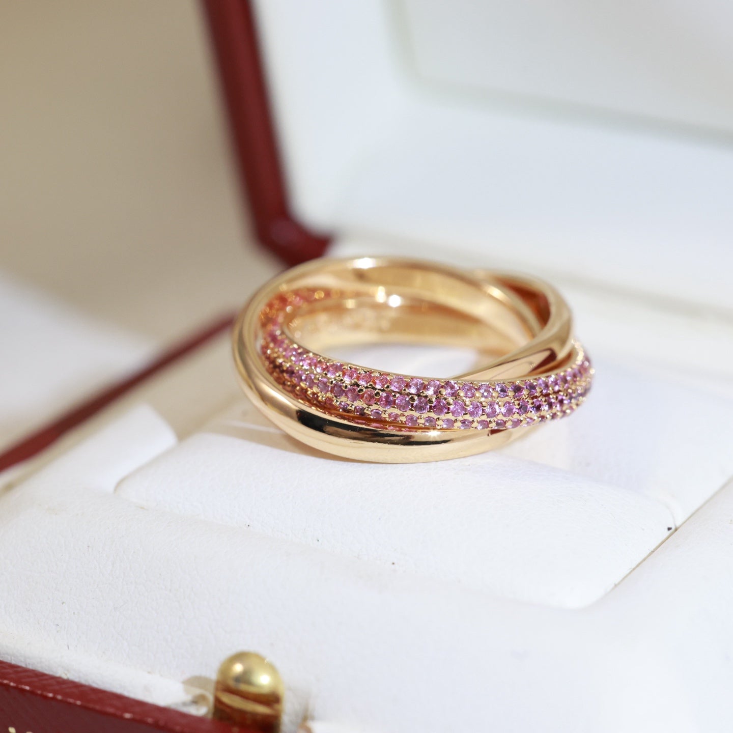 Cartier Pink Stone Ring