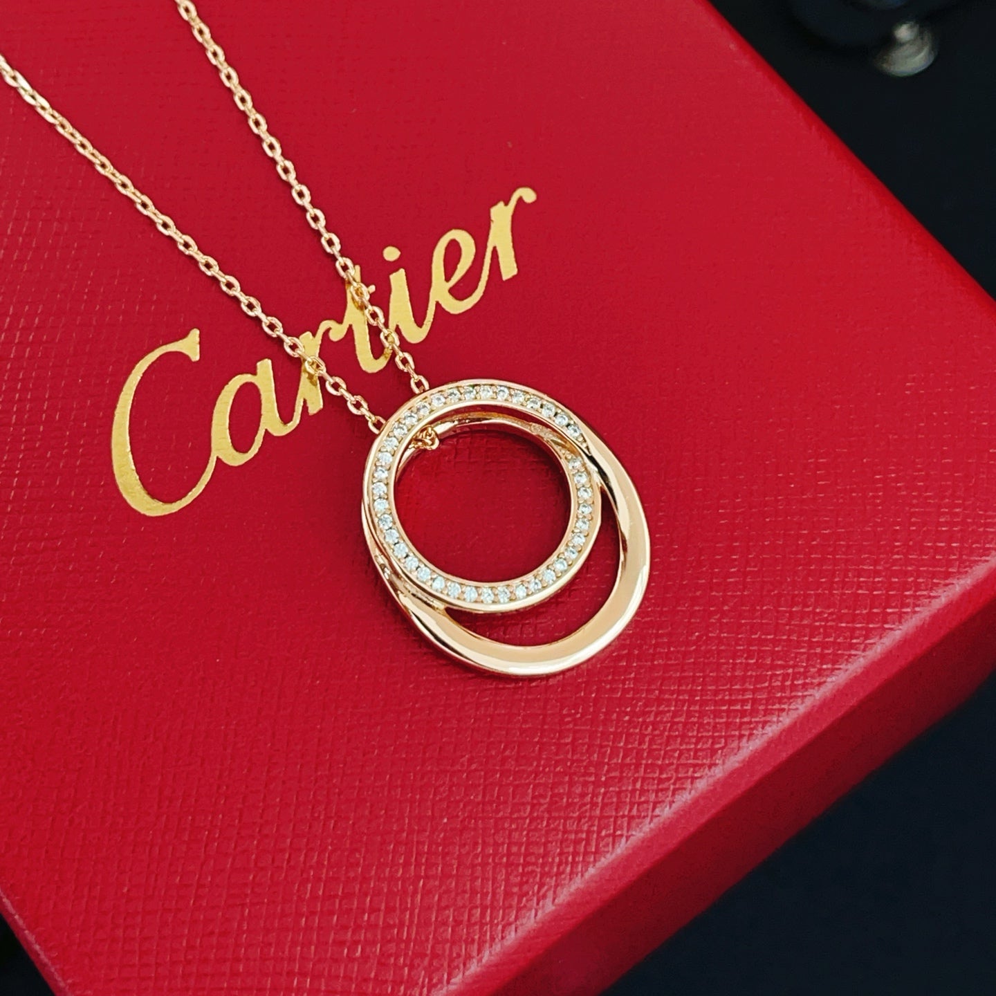 Cartier Double-Ring Necklace