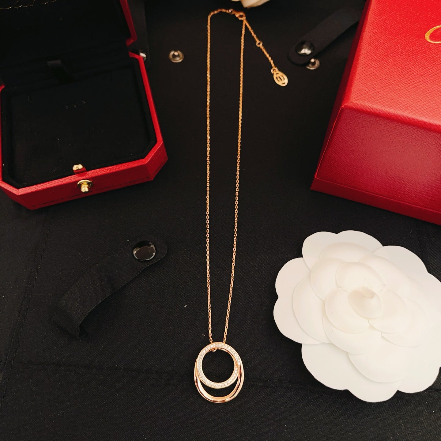 Cartier Double-Ring Necklace