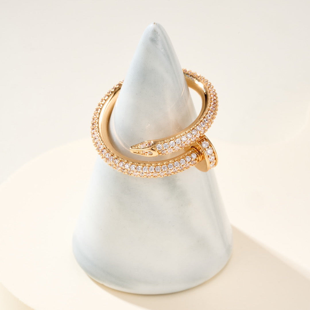 Cartier Pavé Diamond "Nail" Ring