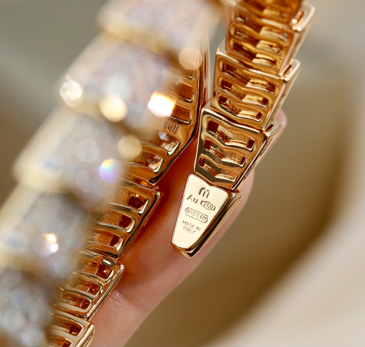 BVLGARI Crystal Serpenti Bracelet