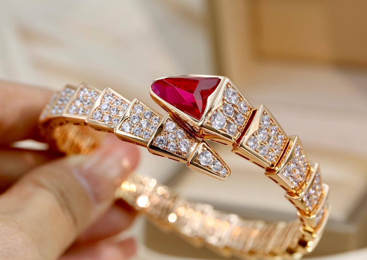 BVLGARI Crystal Serpenti Bracelet
