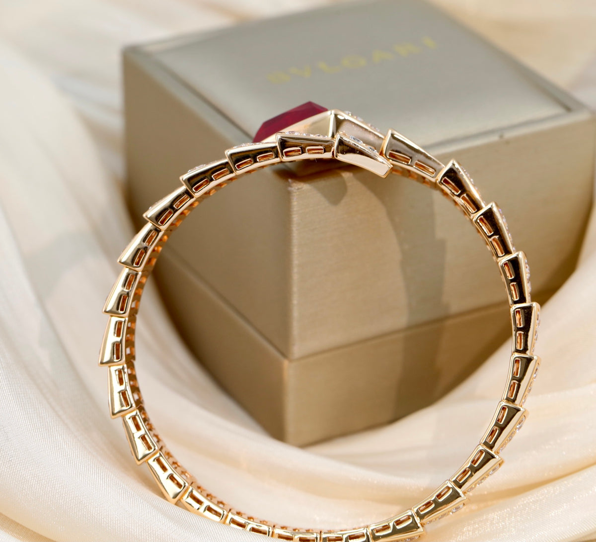 BVLGARI Crystal Serpenti Bracelet
