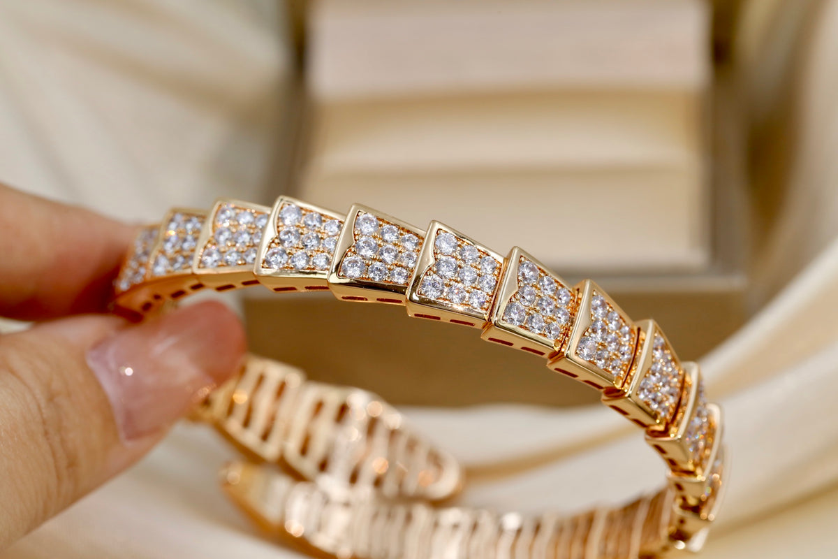 BVLGARI Crystal Serpenti Bracelet