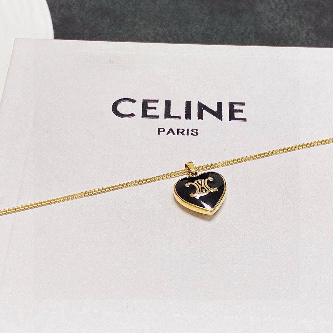 CELINE Gold-Plated Stainless Steel Necklace