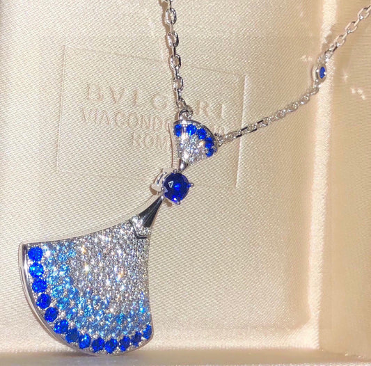 BVLGARI Gold-Plated Crystal Necklace