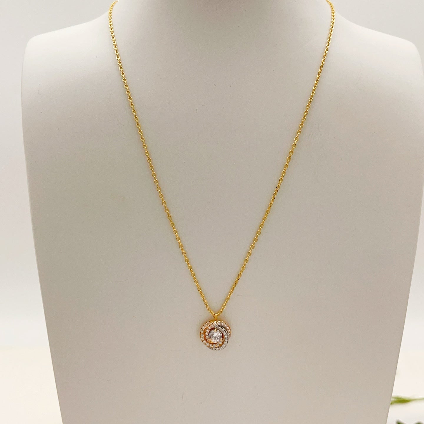 Cartier Fully Paved Twisted Necklace