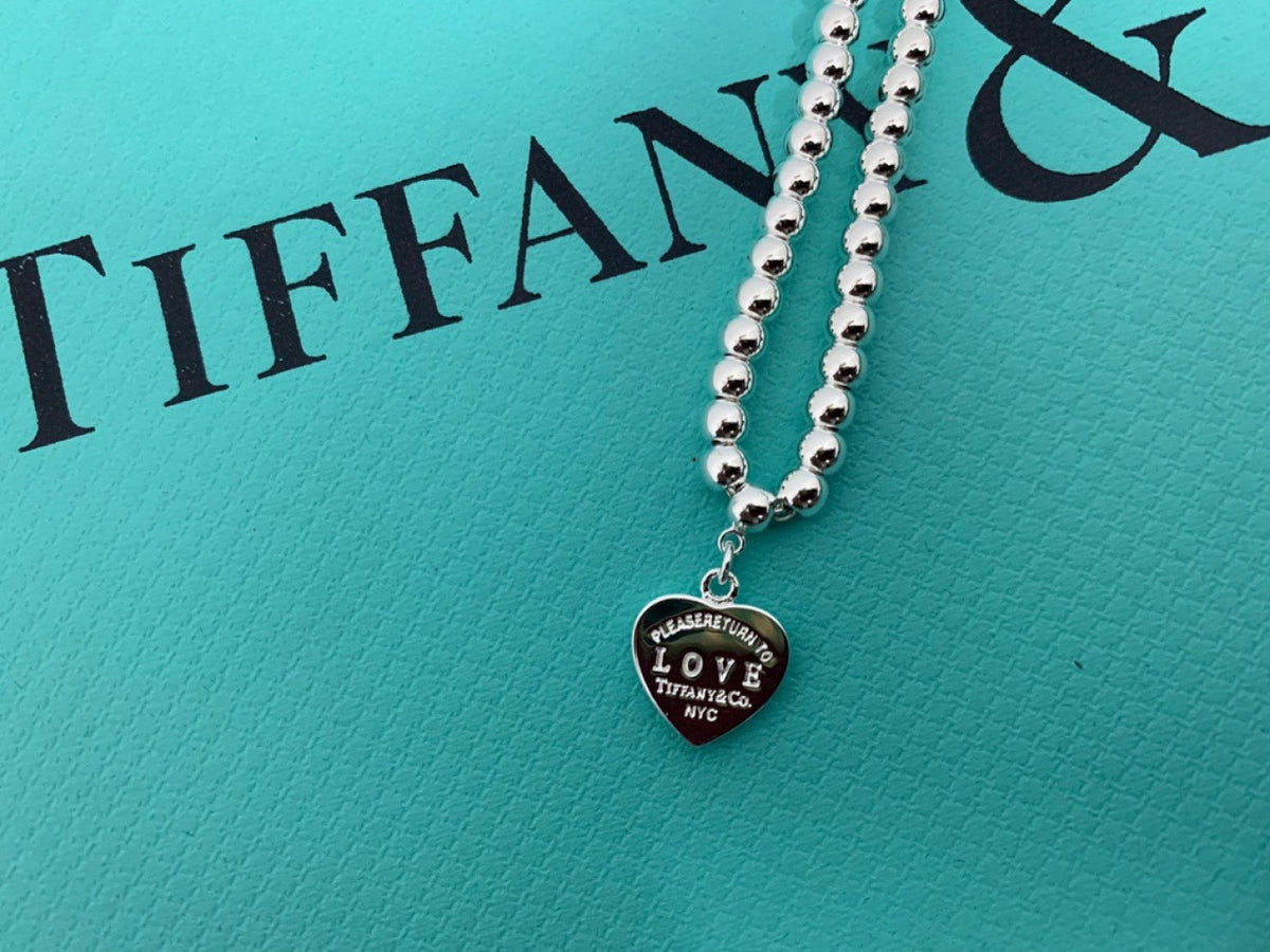 Tiffany & Co. 925 Silver Heart Bracelet