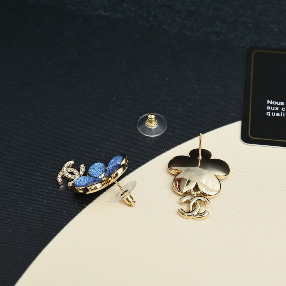 Chanel Crystal Vintage Earrings