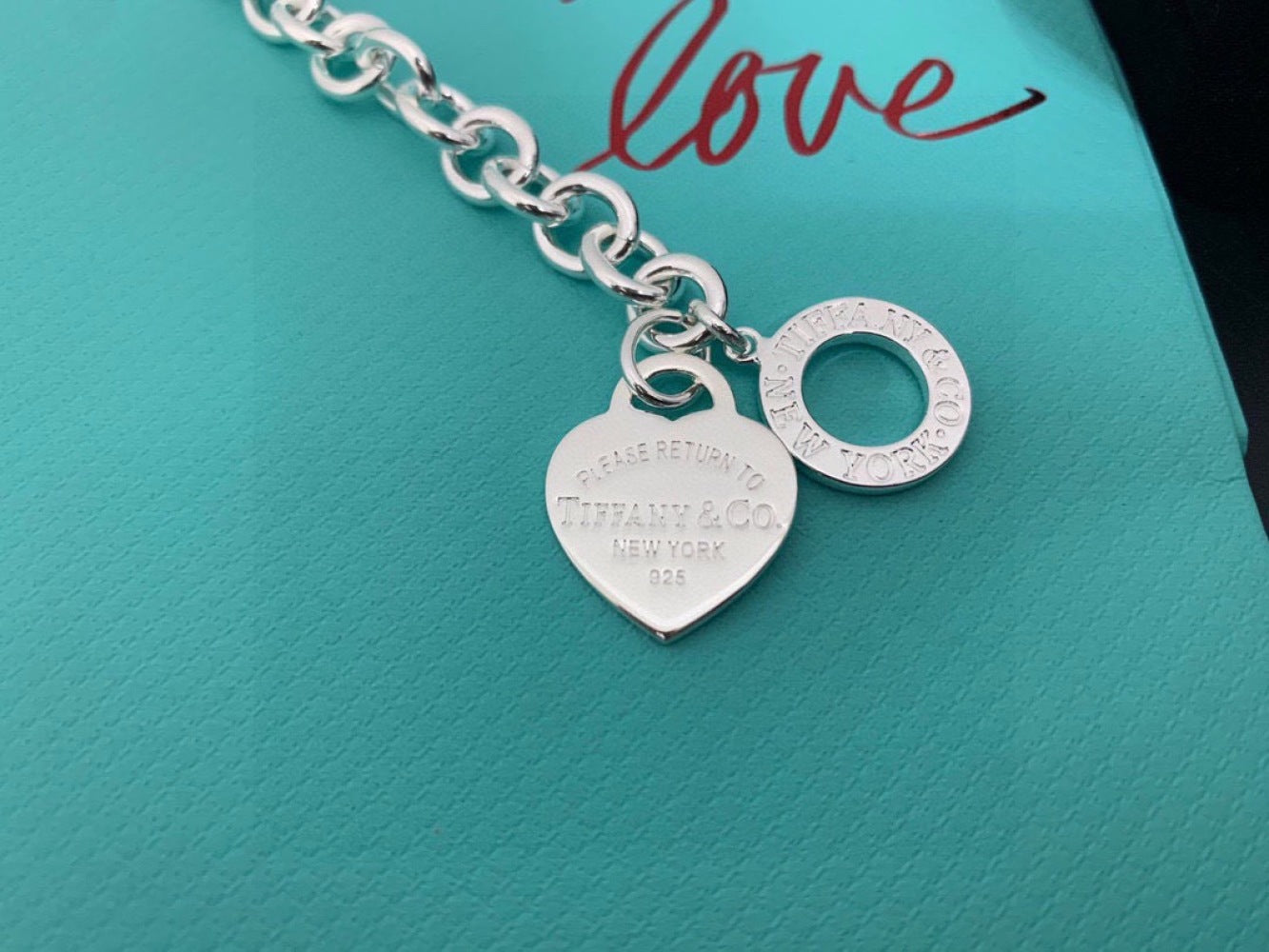Tiffany & Co. Heart T Motif Bracelet