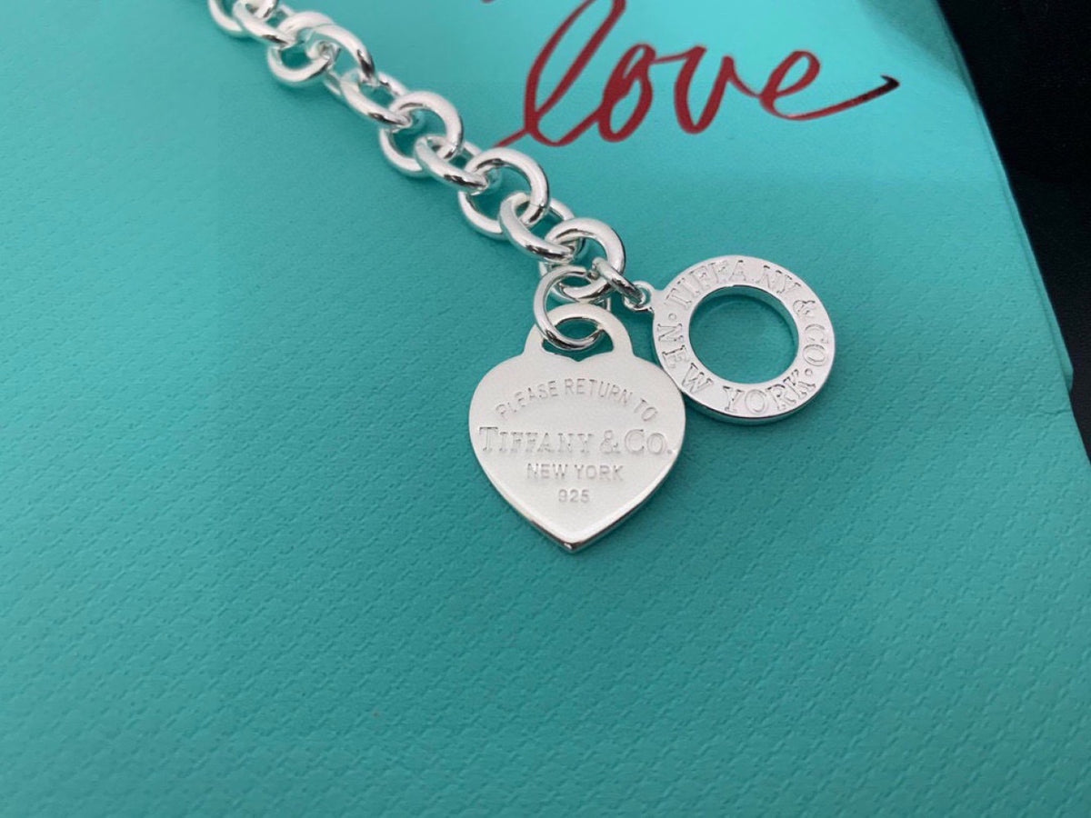 Tiffany & Co. Heart T Motif Bracelet