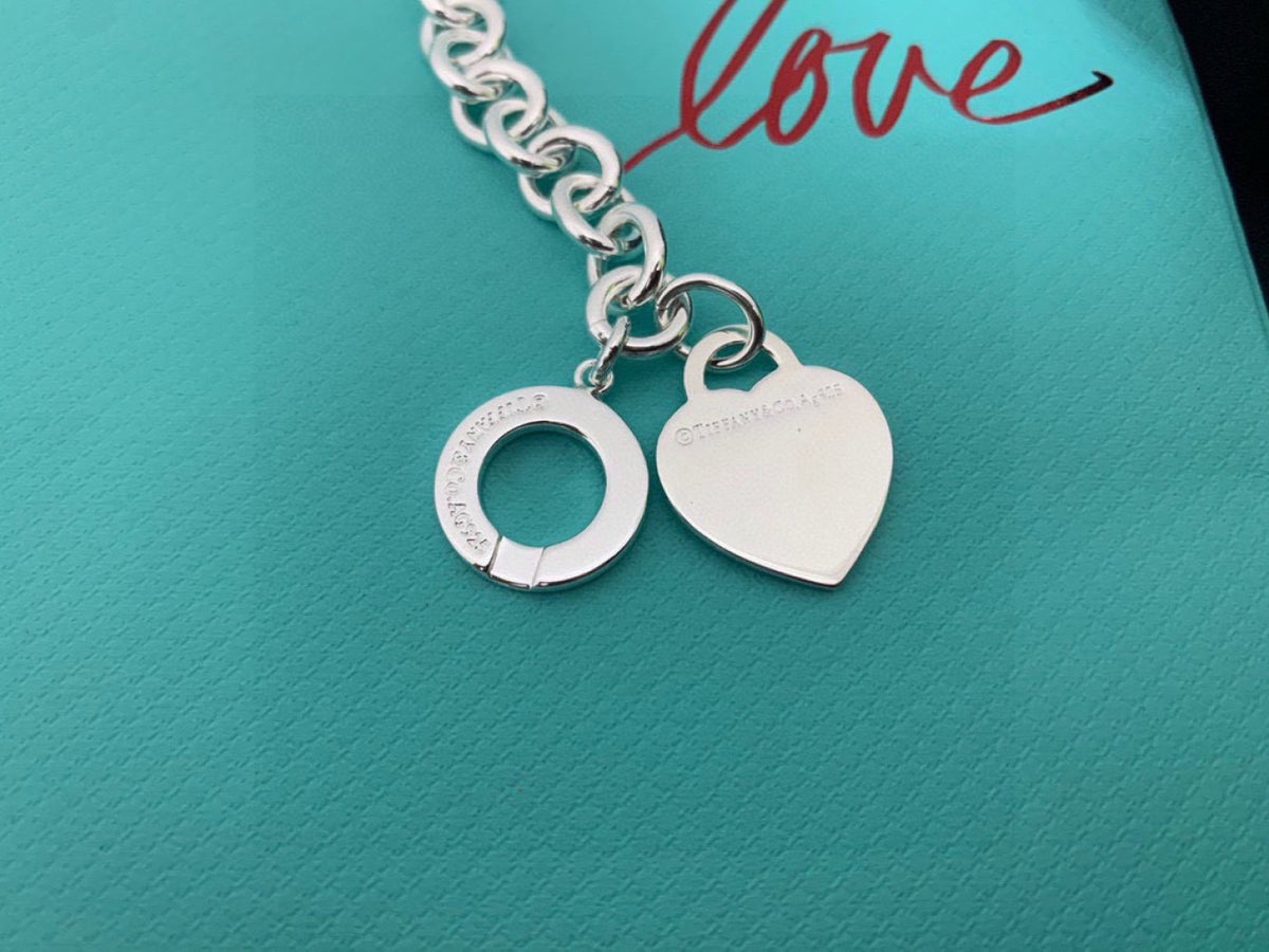 Tiffany & Co. Heart T Motif Bracelet