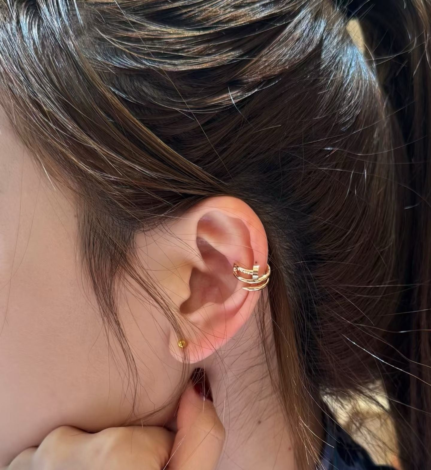Cartier Nail-Style Stud Earrings