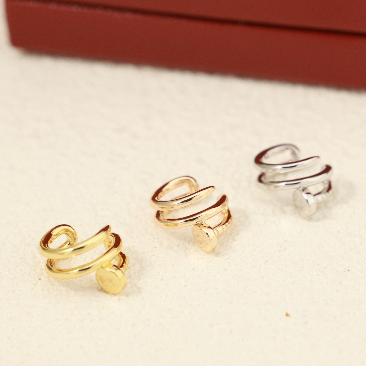Cartier Nail-Style Stud Earrings