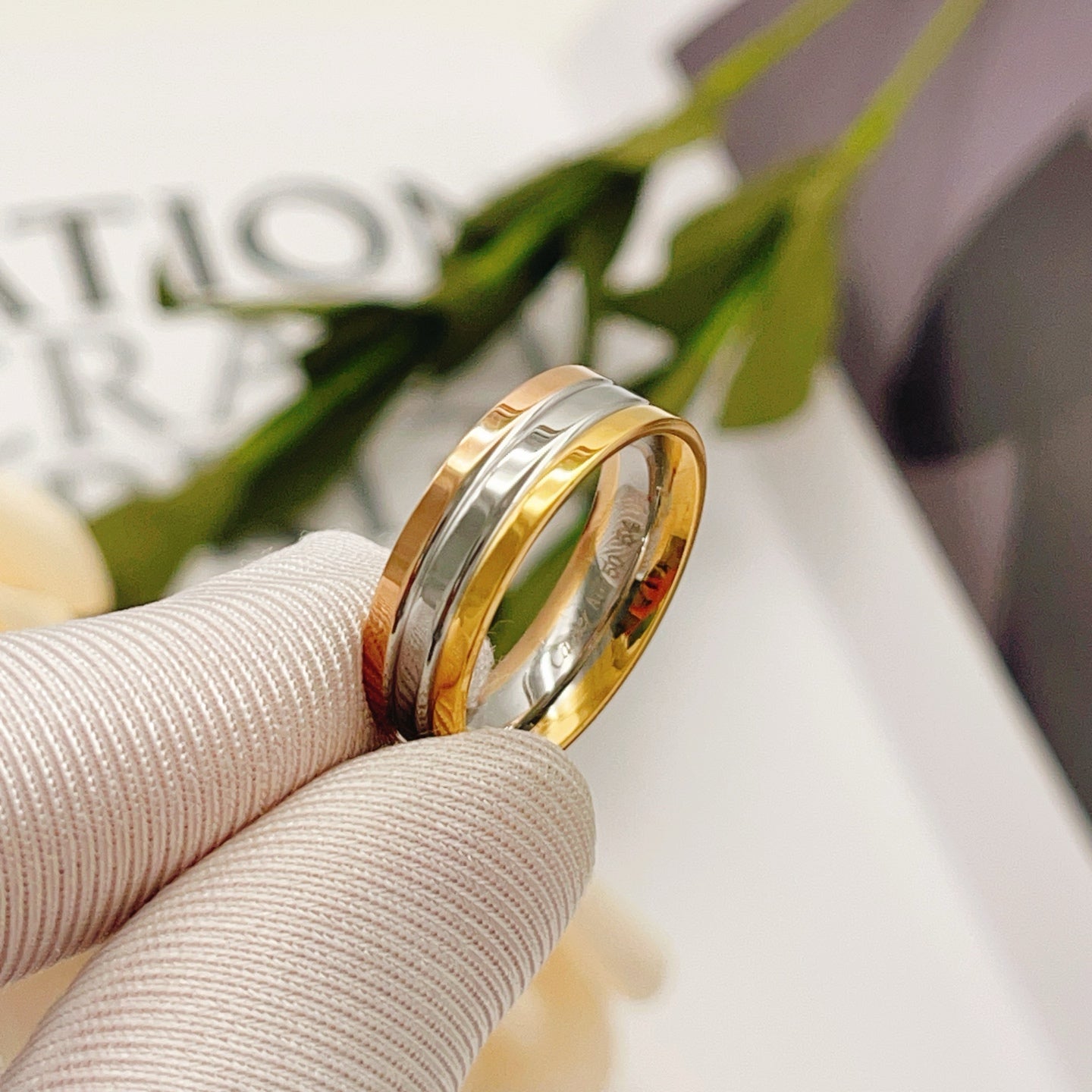 Cartier Tri-Color Ring