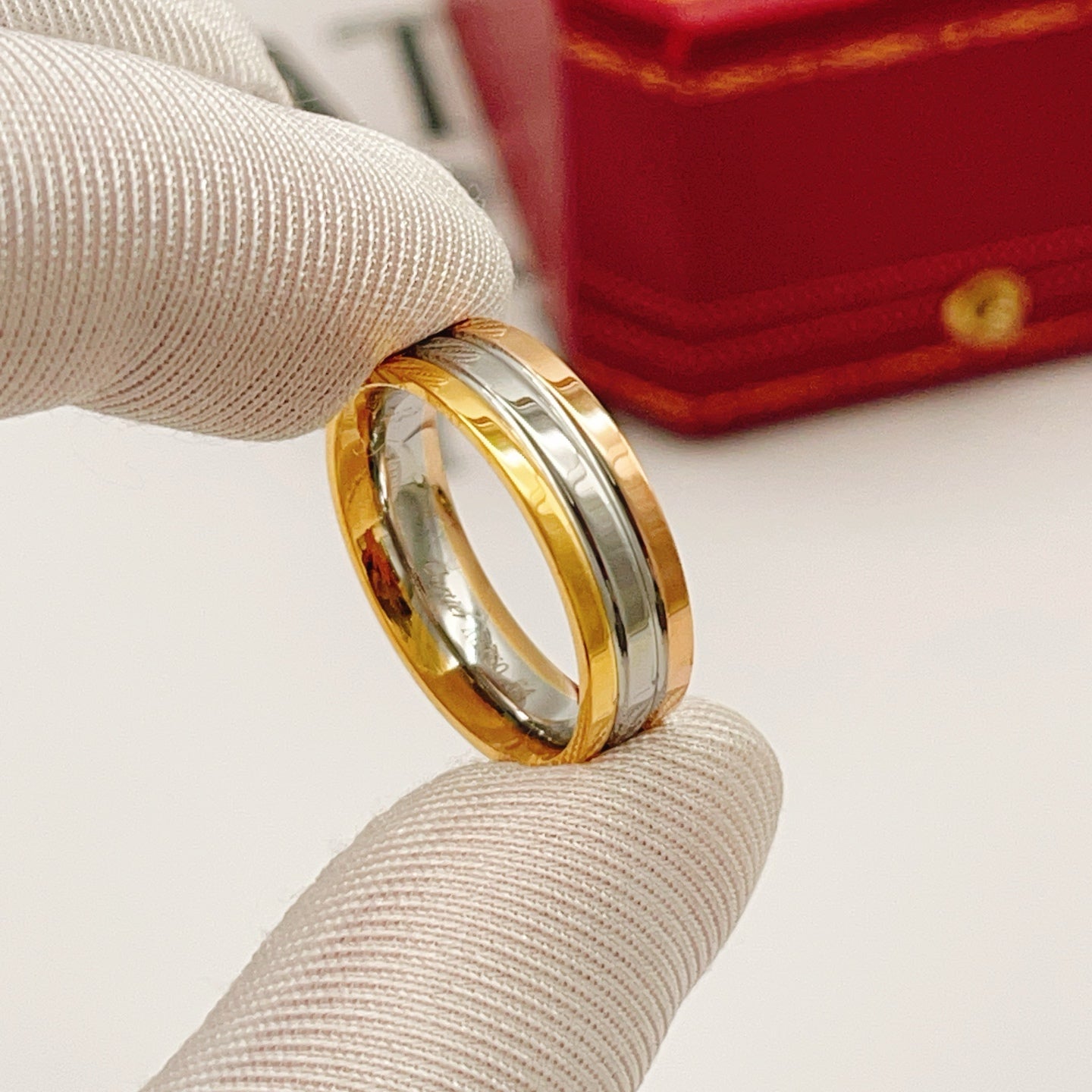 Cartier Tri-Color Ring