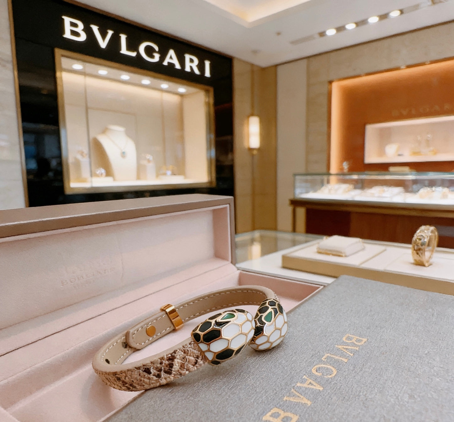 BVLGARI Leather Vintage Necklace