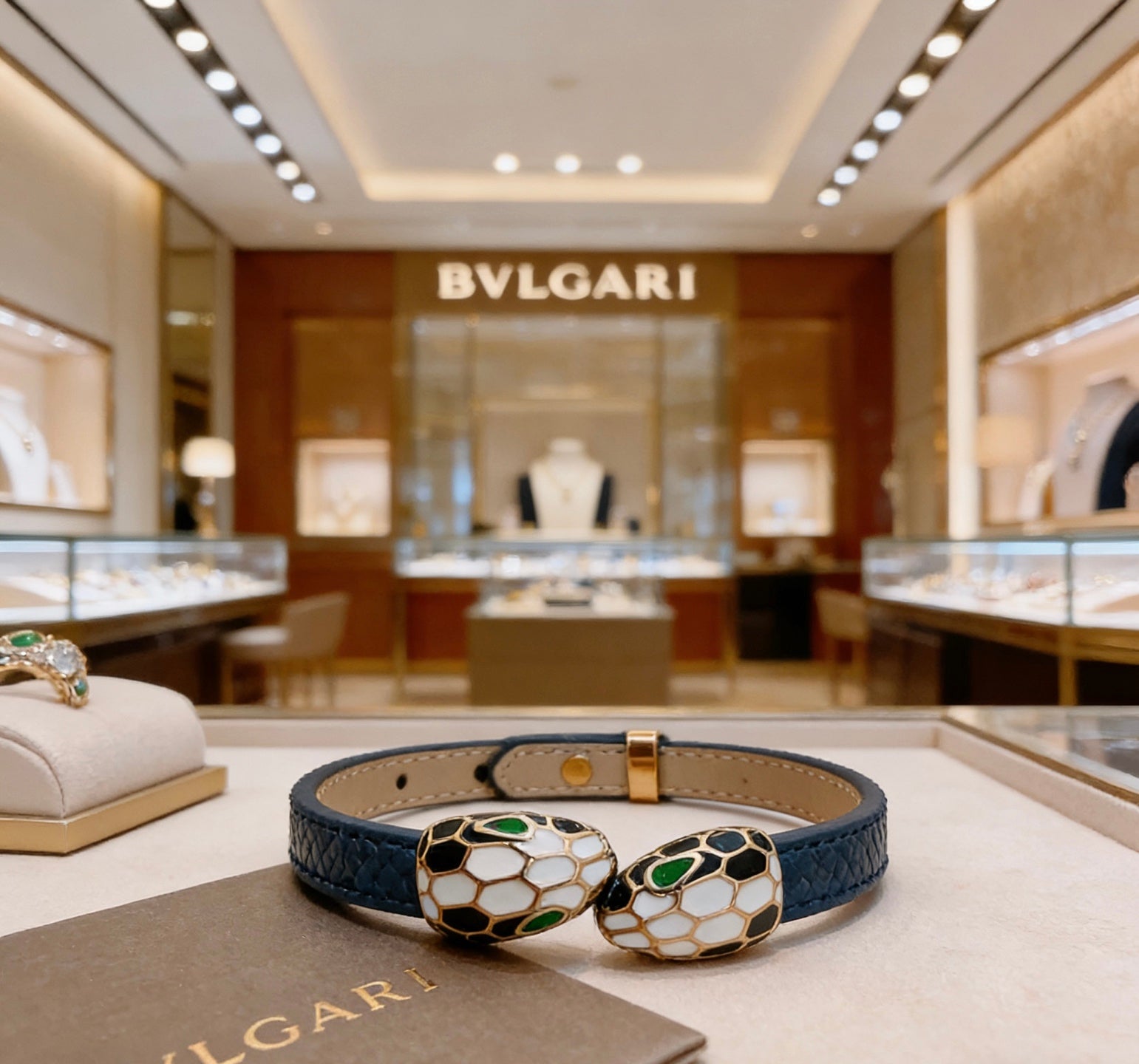 BVLGARI Leather Vintage Necklace