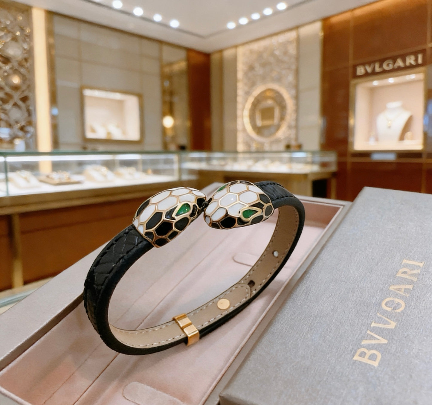 BVLGARI Leather Vintage Necklace