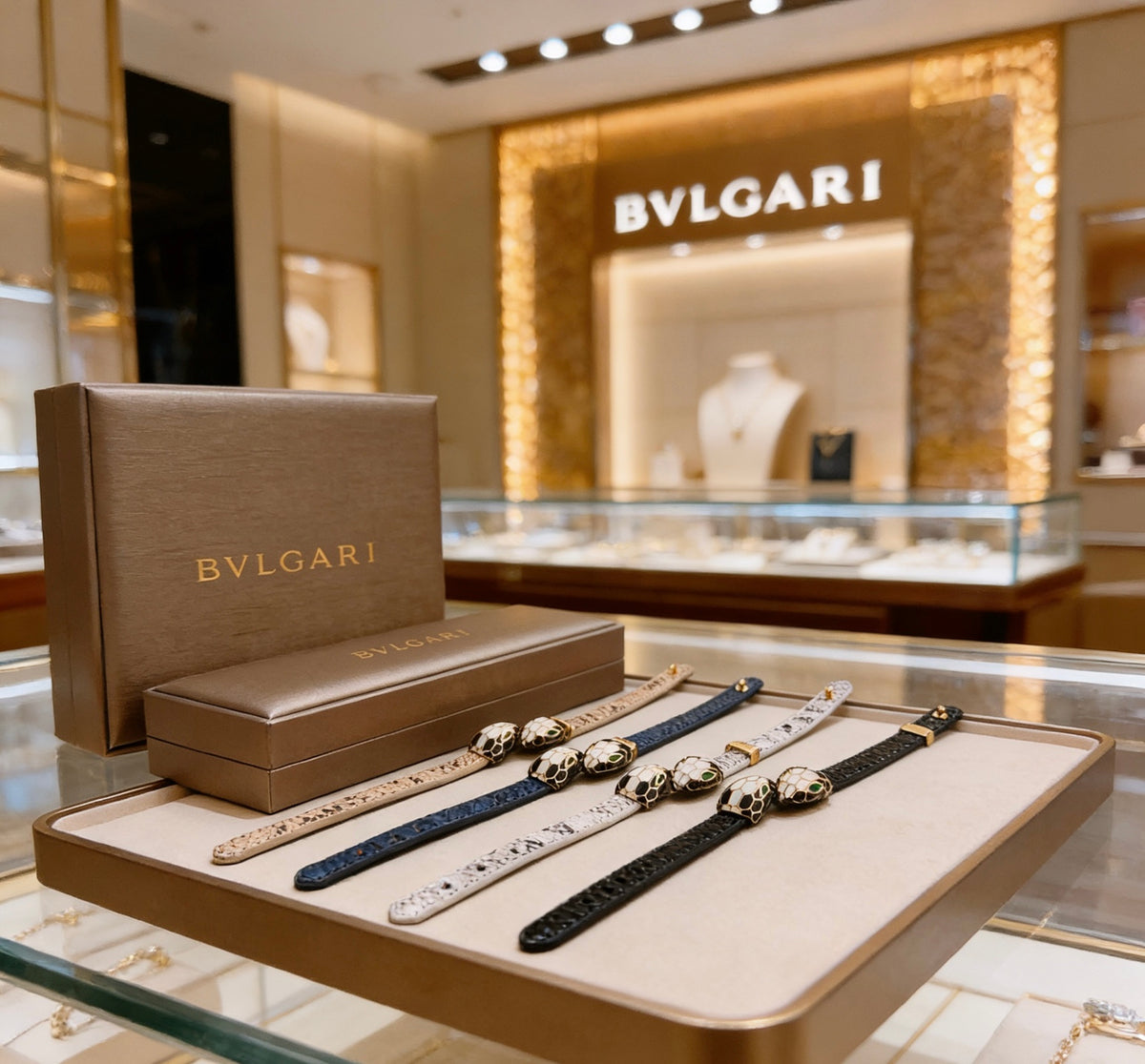 BVLGARI Leather Vintage Necklace