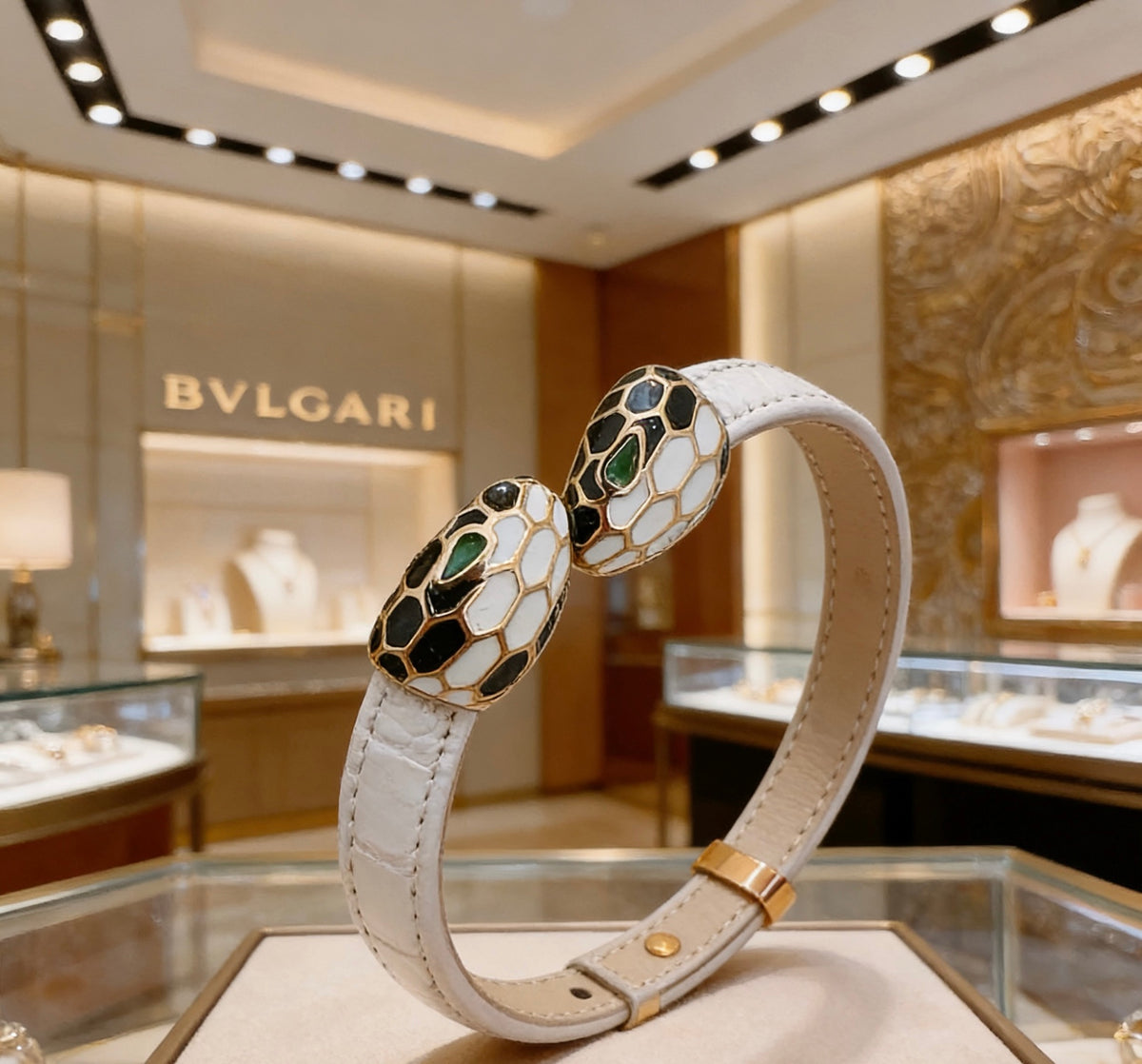 BVLGARI Leather Vintage Necklace