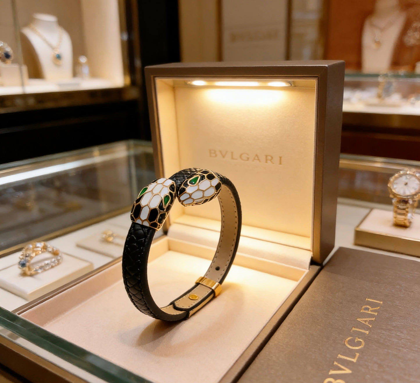 BVLGARI Leather Vintage Necklace