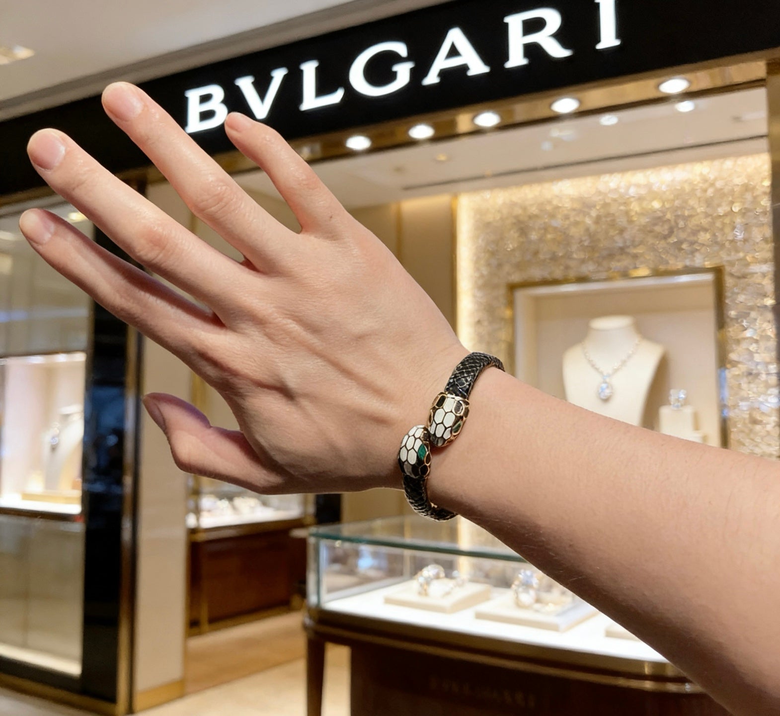 BVLGARI Leather Vintage Necklace