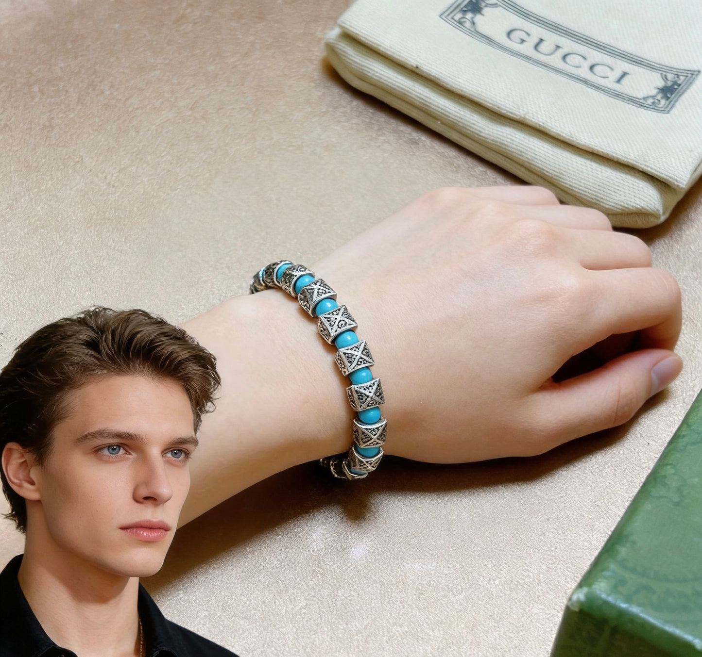 Gucci Crystal Vintage Bracelet