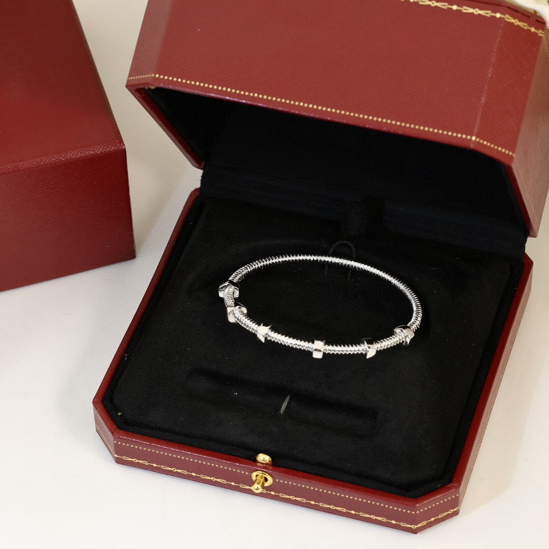 Cartier-style Screw Bracelet