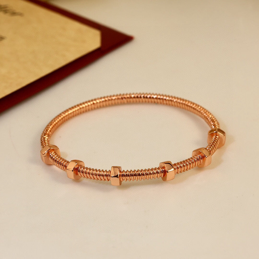 Cartier-style Screw Bracelet