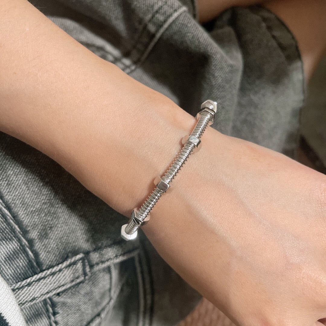 Cartier-style Screw Bracelet