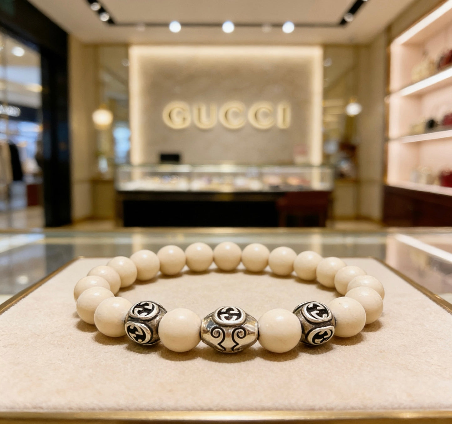 Gucci Vintage Double G Bracelet