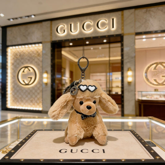 Gucci Vintage Double G Keychain