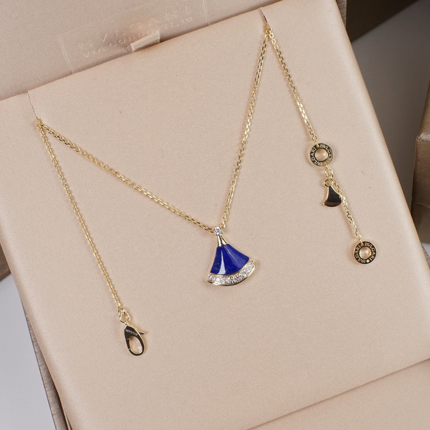 BVLGARI 925 Silver Divas' Dream Necklace